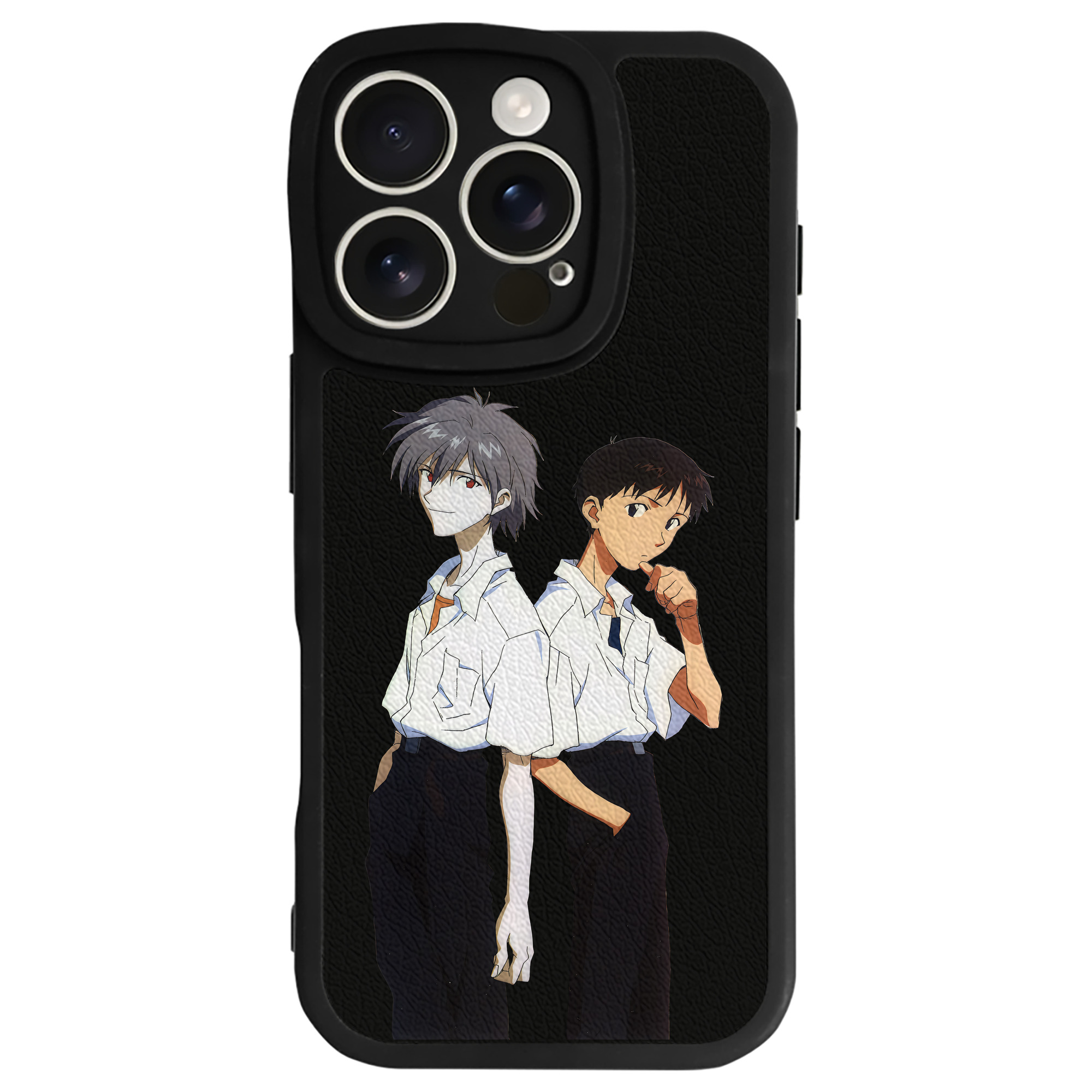 （画像用） EVA 新世紀エヴァンゲリオン 【iPhone 16シリーズ対応】シリコンスマホケース（レザー調） 材質：シリコン